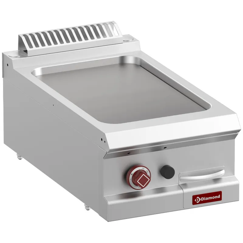 Dagaanbieding Bakplaat gas glad - 400x730x(h)250/320mm
