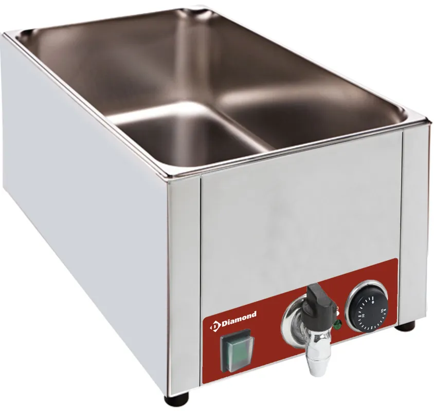 Alleen Vandaag Bain Marie 1/1GN - Met aftapkraan - 330x530(h)240mm