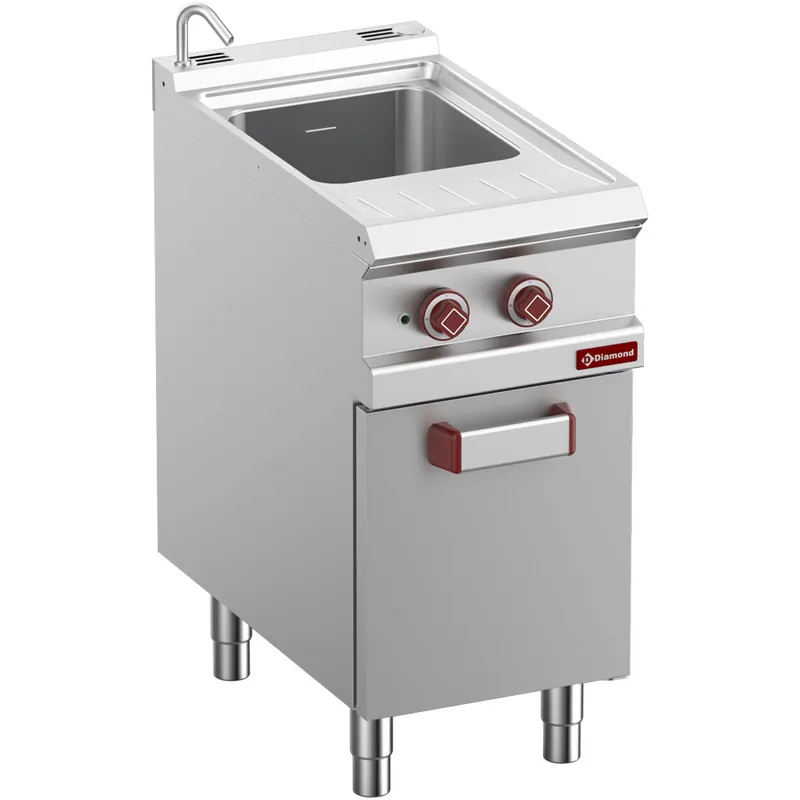 Direct Verzonden Pastakoker met onderstel 26L - Elektrisch - 400x730x(h)850/920mm