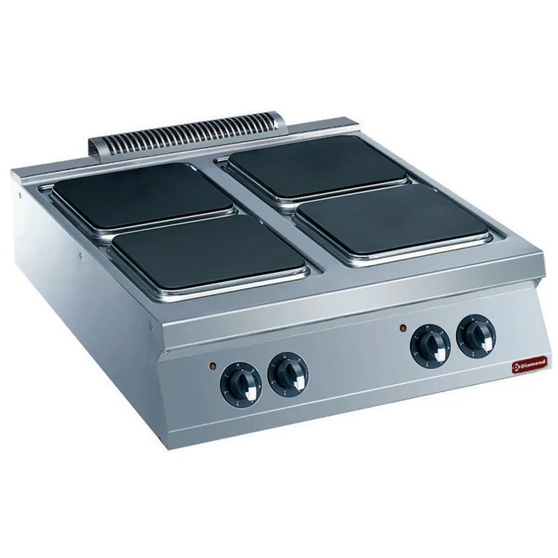 Beste Prijs Kookplaat elektrisch - 4 vierkante platen - 800x900x(h)320mm