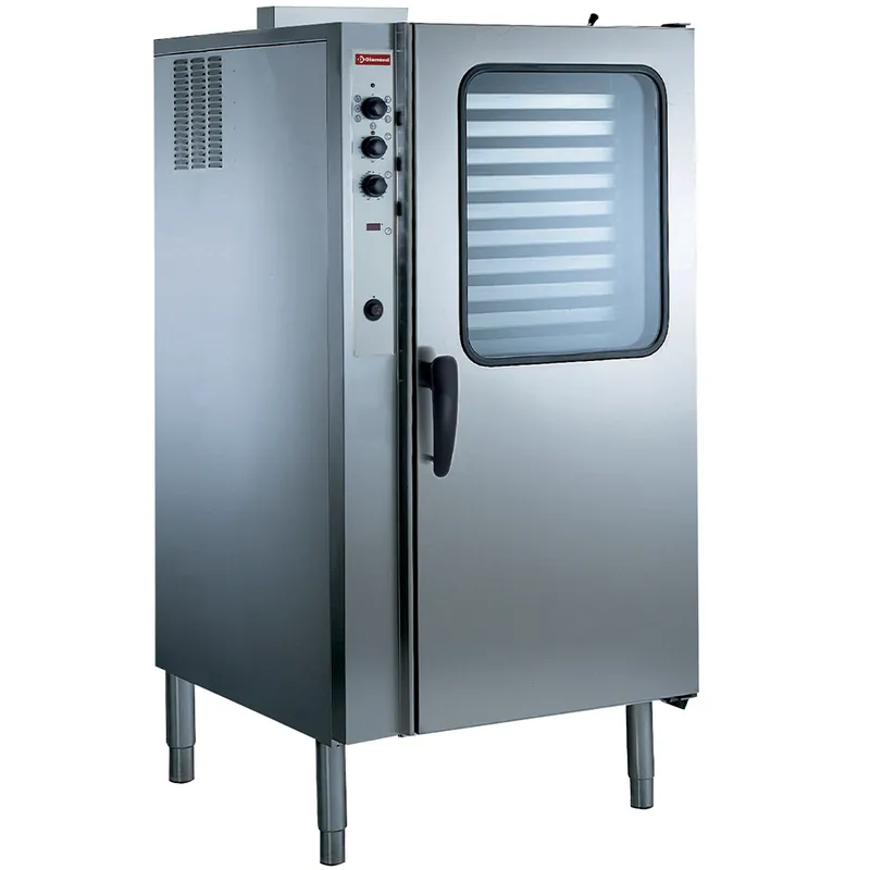 Convectie gasoven, 20x GN1/1, automatische luchtbevochtiger - 890x900x(h)1700mm Superprijs
