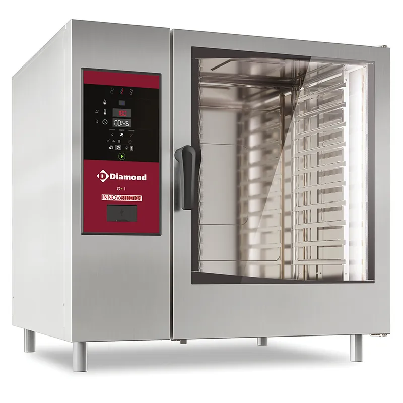 Stoom convectieoven 10x 2/1GN - Auto-Cleaning - 230V Alleen Vandaag
