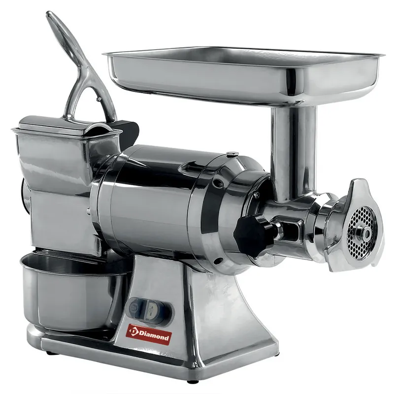 Betrouwbaar Combinatie vleesmolen n°22 en parmesaanrasp - 600x300x(h)400mm