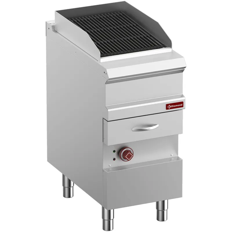Merkproduct Stoomgrill elektrisch met onderkast - 1 braadrooster - 400V