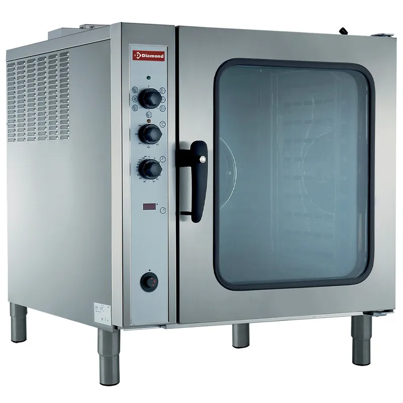 Express Levering Elektrische convectie oven, 10x GN 1/1, automatische luchtbevochtiger - 890x900x(h)970/1020mm