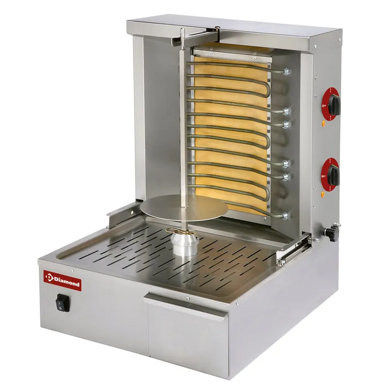 Dagaanbieding Gyros grill elektrisch 20 kg