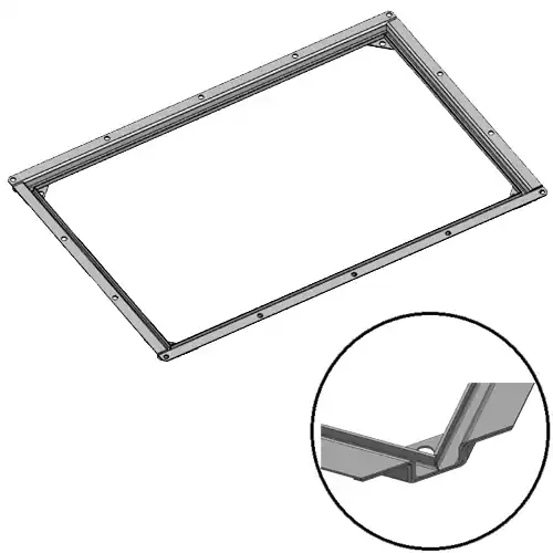 Mareno 700 Drop-in installatie frame werkblad 80cm units Aanbieding