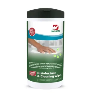 Disinfectant and cleaning wipes - 6x80 doekjes Direct Verzonden