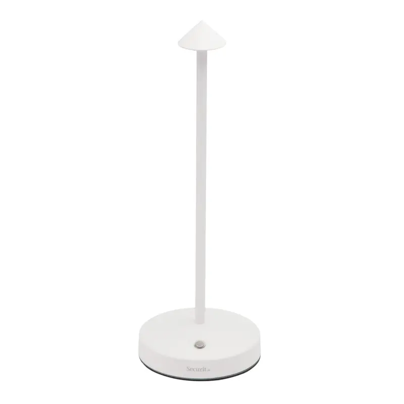 Tafellamp Angelina wit - LED en magnetische oplaadkabel Veilige Betaling