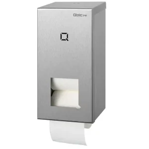 Toiletrolhouder Qbic-line RVS - Geschikt voor kokerloze rollen Korting