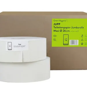 Hoge Kwaliteit Midi jumborollen recycled 2-laags ø25,5cm - 6x 380 meter