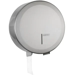 Lage Kosten Jumboroldispenser toiletpapier midi - RVS - Mediclinics