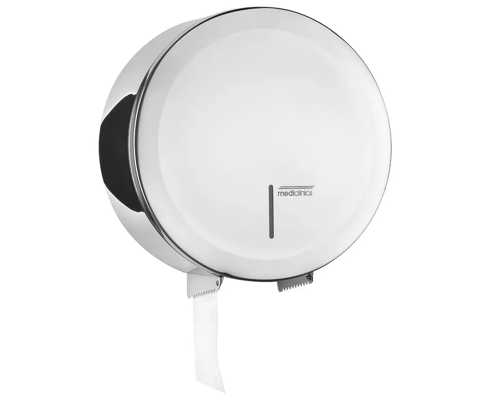 Jumboroldispenser toiletpapier midi - RVS hoogglans Alleen Vandaag