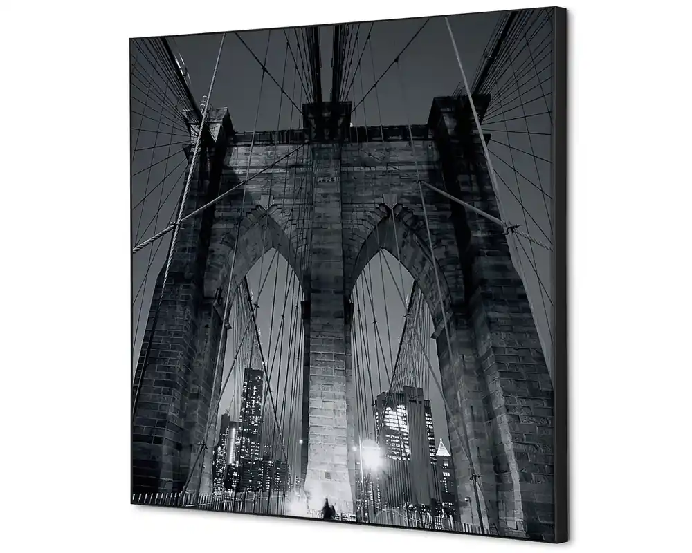 Lage Prijs Wanddecoratie Manhattan brug - 400x400mm
