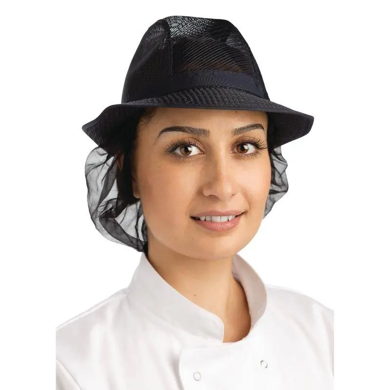 Whites Hoed met Haarnet | Blauw | IN 3 MATEN Lage Kosten