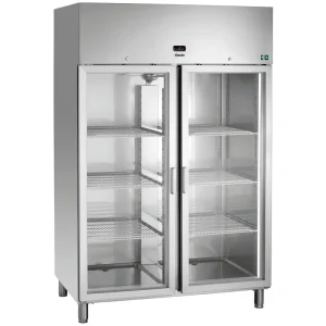 Beste Prijs RVS koelkast 922L - Glazen deuren