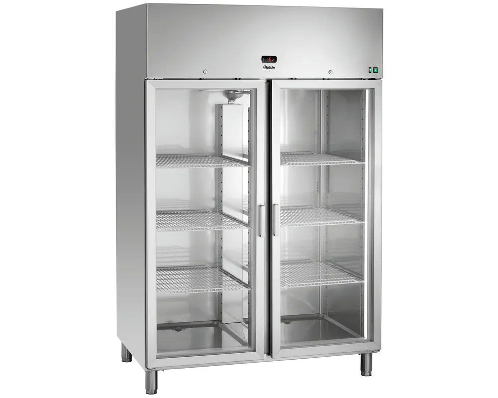 Beste Prijs RVS koelkast 922L - Glazen deuren