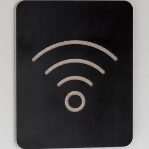 Direct Verzonden Pictogrambord wifi zwart