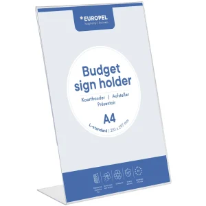 Kaarthouder Budget - L-standaard A4 Tijdelijk Beschikbaar