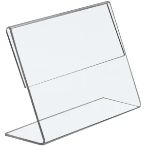 Voordeelprijs Kaarthouder acryl - L-standaard - 90x60mm