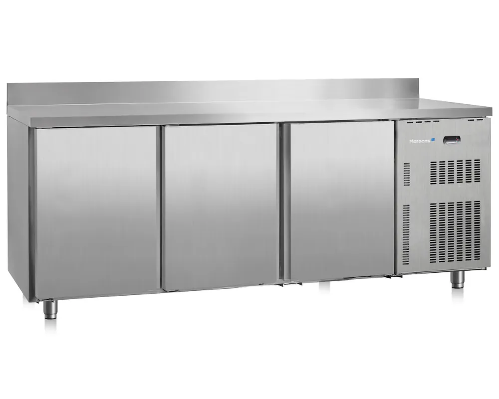 Marecos Softline koelwerkbank - 3 deurs+spatrand - 2000x600x(h)858mm Bestel Nu