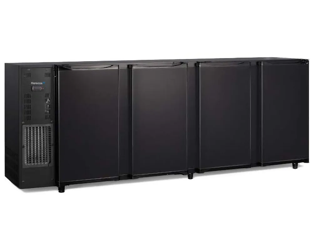 Alleen Vandaag Flessenkoeling 4-deurs Marecos - Zwart - 2675x565x(h)890mm