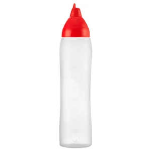 Doseer knijpfles 100cl - Rode dop Meest Verkocht