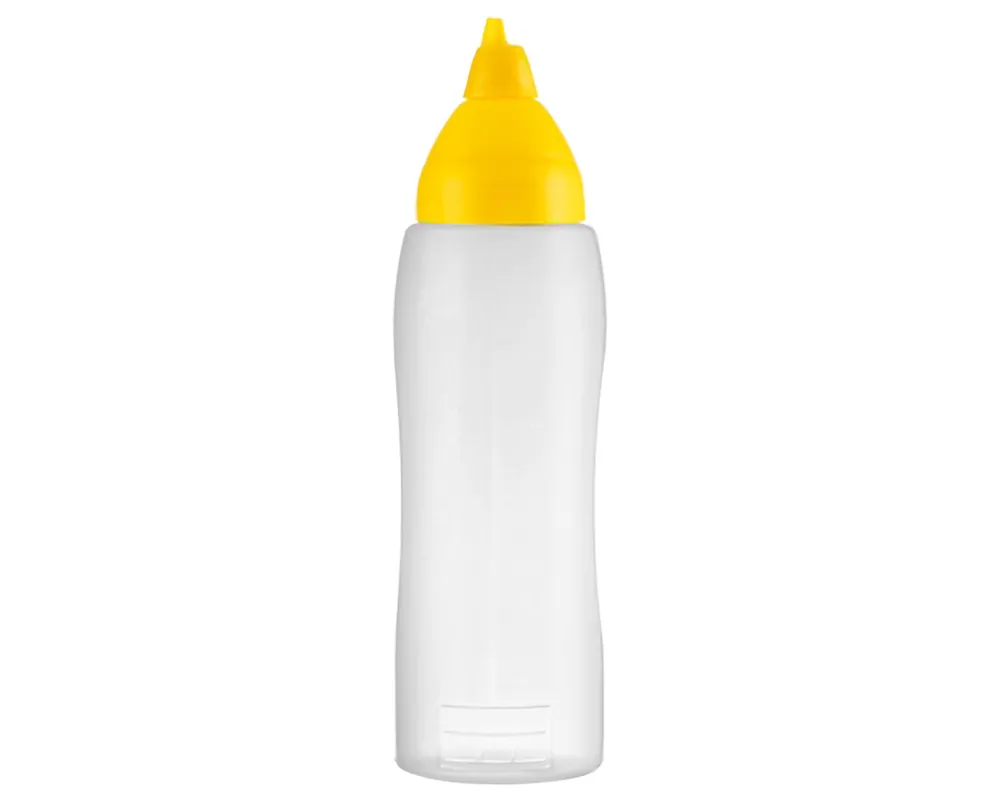 Korting Doseer knijpfles 75cl - Gele dop