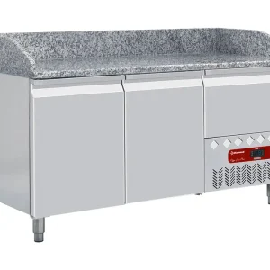 Rechtstreeks Van De Fabrikant Pizzawerkbank 2 deurs 600x400 - 1 neutrale lade - 1610x800x(h)1485mm