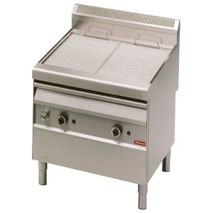 Stoomgrill gas met onderkast - 800x900x(h)1070mm Direct Verzonden