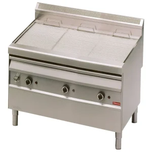 Stoomgrill gas met onderkast - 1195x900x(h)1070mm Weekendaanbieding
