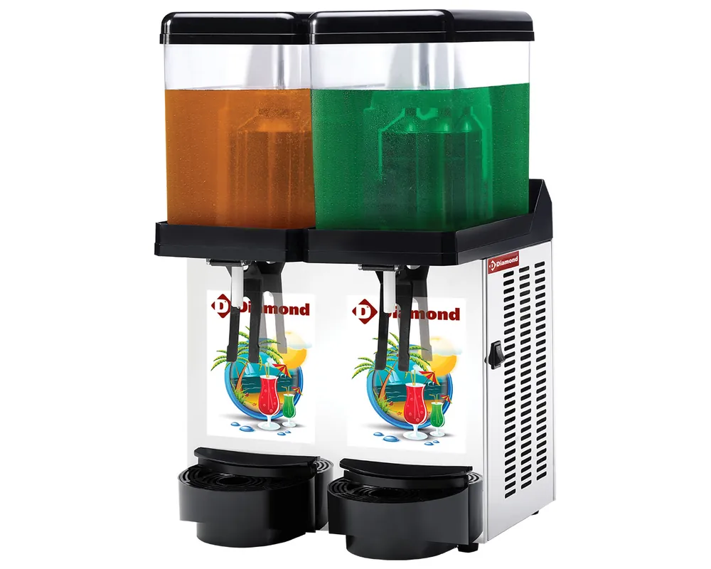 Drankenispenser gekoeld 2x 12L Veilige Betaling