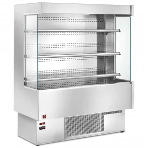 Wandmeubel gekoeld RVS - 4 niveaus - 2000x735x(h)1820mm Hoge Kwaliteit