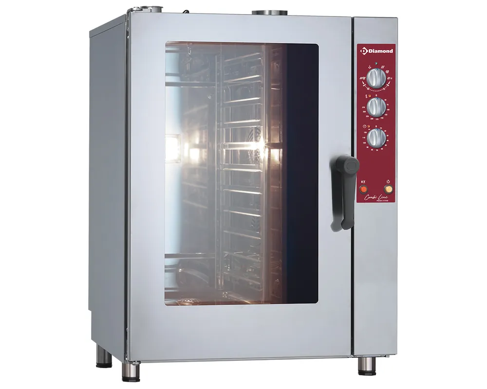 Gas convectieoven 11x 1/1GN - Met stoom Direct Verzonden