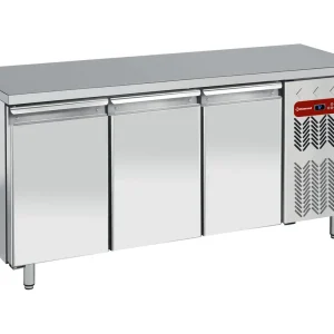 Weekendaanbieding Koelwerkbank RVS 1/1GN - 3 deurs - 1805x700x(h)880/900mm