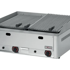 Lavasteengrill op gas 2x4 kW Snelle Levering