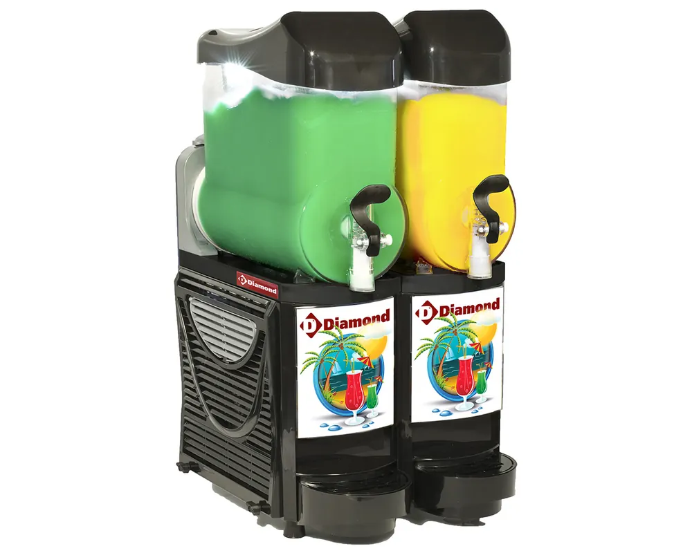 Merkproduct Slush ijs dispenser - Granita/sorbet machine 2x 10L