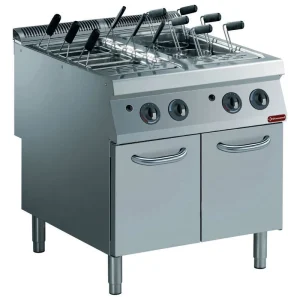 Pastakoker gas 2x 40L - Met onderbouw Voordeelprijs
