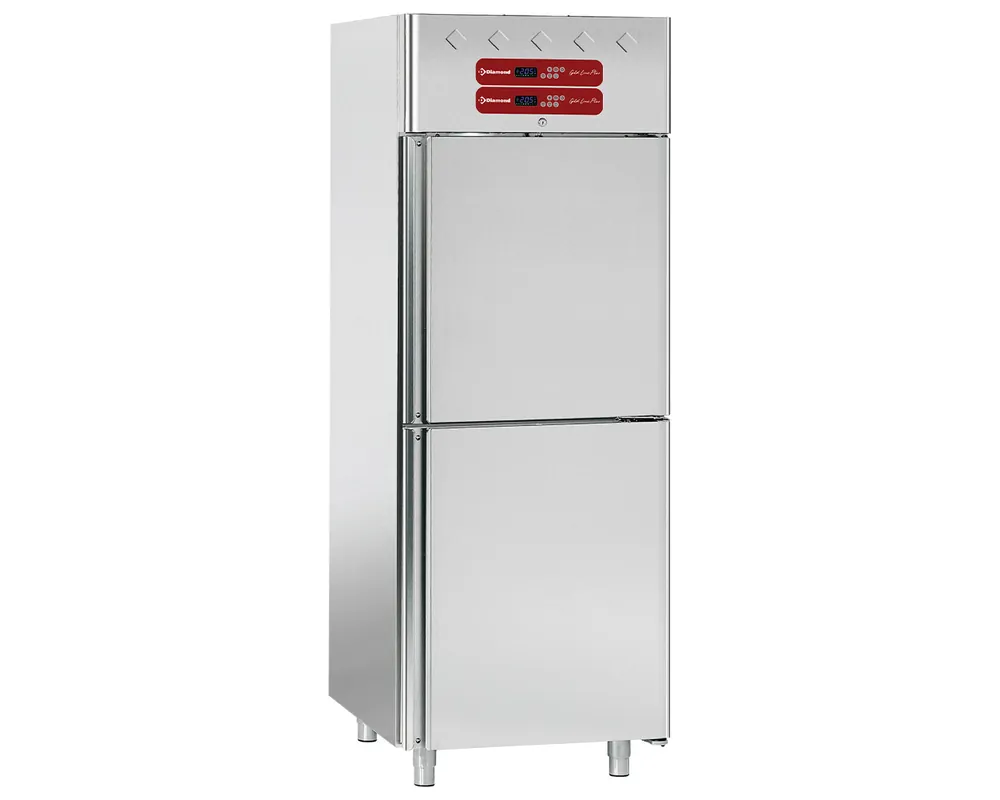 Hoge Kwaliteit RVS koel- vrieskast 2x 350L