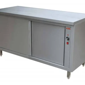 Warmhoudkast met schuifdeuren 1600x700x(h)900mm Nieuw