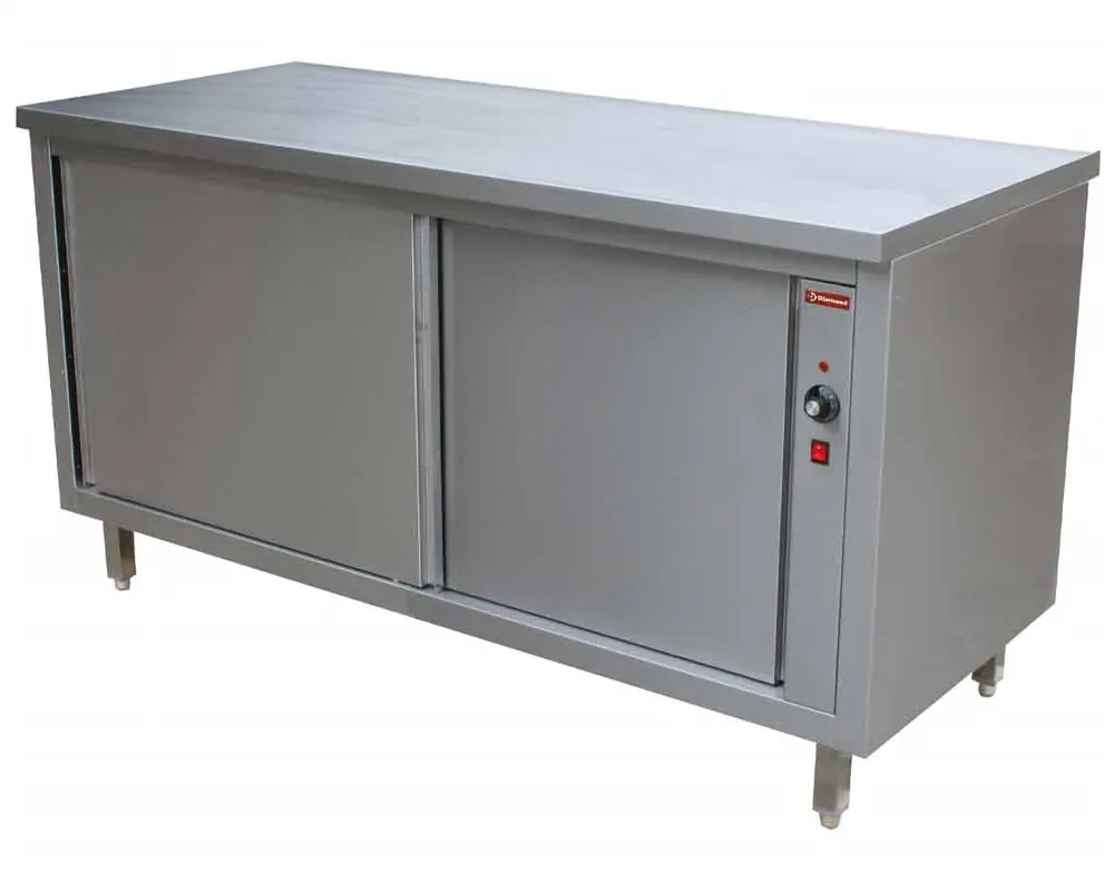 Warmhoudkast met schuifdeuren 1600x700x(h)900mm Nieuw