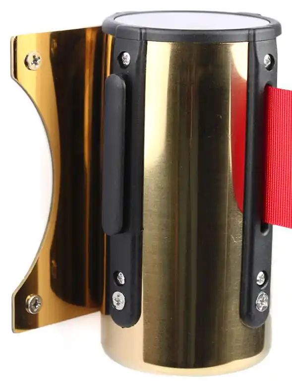 Wandsysteem met trekband messing - Trekband rood Veilige Betaling