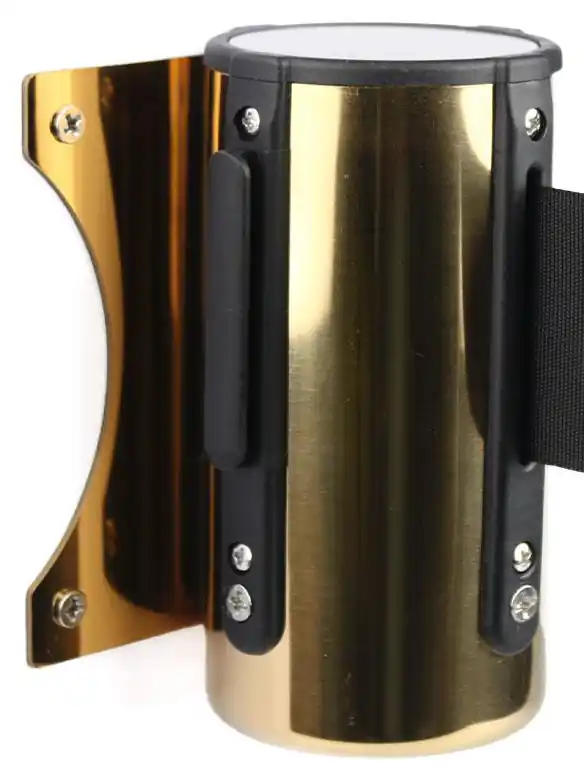 Gratis Retour Wandsysteem met trekband messing - Trekband zwart