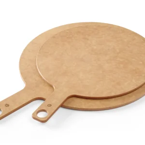 Pizza plank met handvat - ø356x(h)6mm Premium