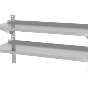 Wandrek RVS - Incl. ophangbeugels - 800x300x(h)600mm Aanbieding