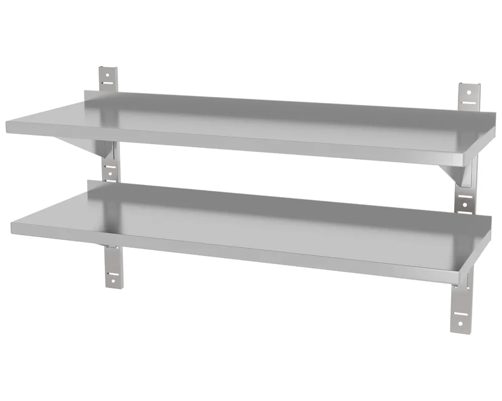 Wandrek RVS - Incl. ophangbeugels - 800x300x(h)600mm Aanbieding
