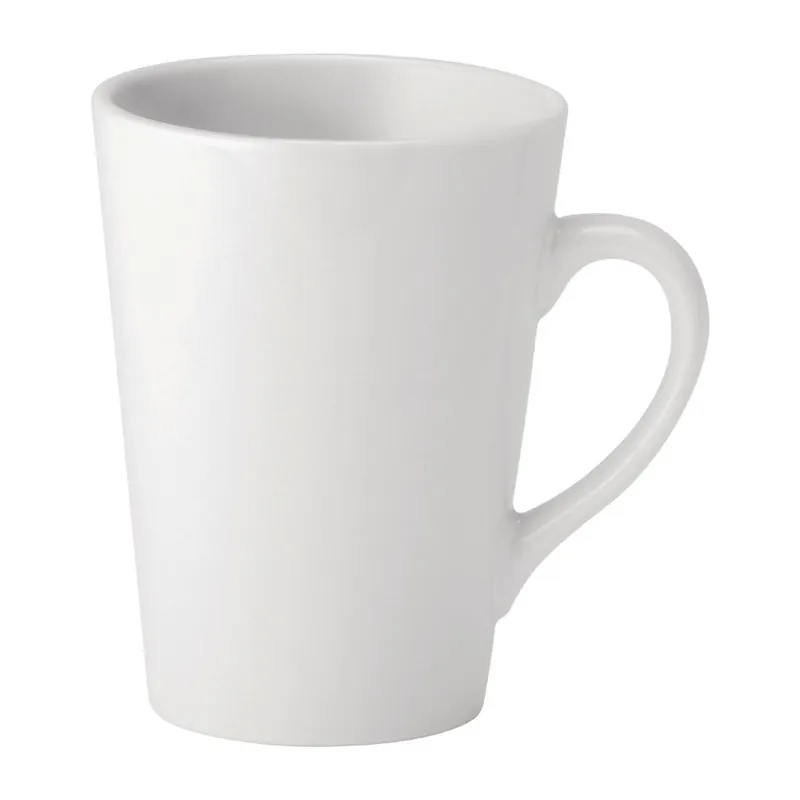 Utopia puur witte latte-mokken 250 ml (pak van 24) Premium