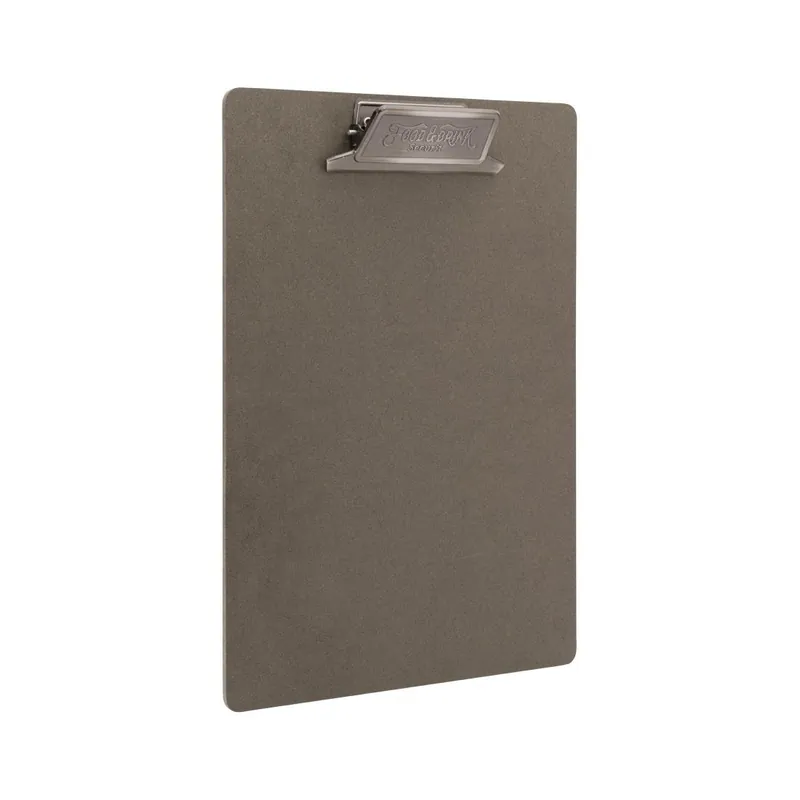 Securit Vintage menu klembord metalen patina clip met "Eten & Drinken" artwork A4 Gereduceerde Prijs