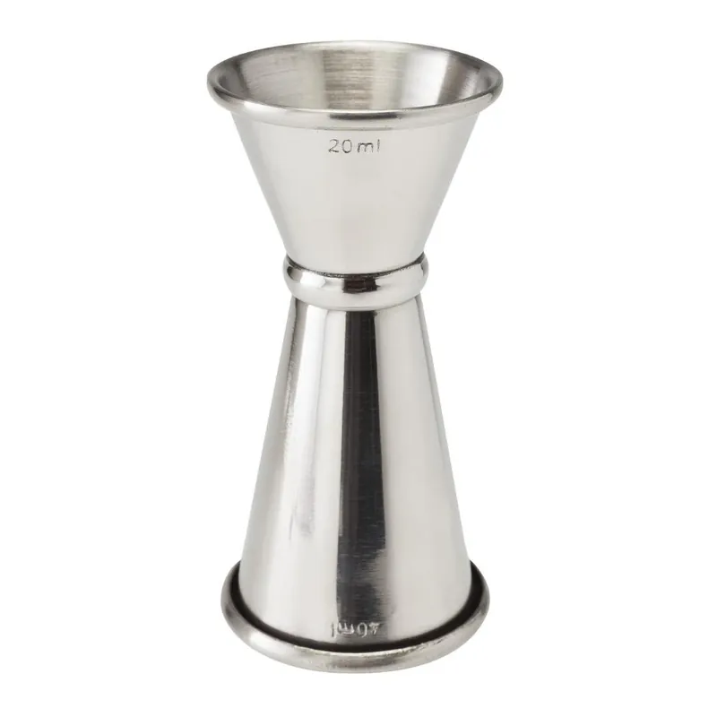 Laatste Kans Beaumont RVS Gestreepte Jigger Maat 20ml/40ml