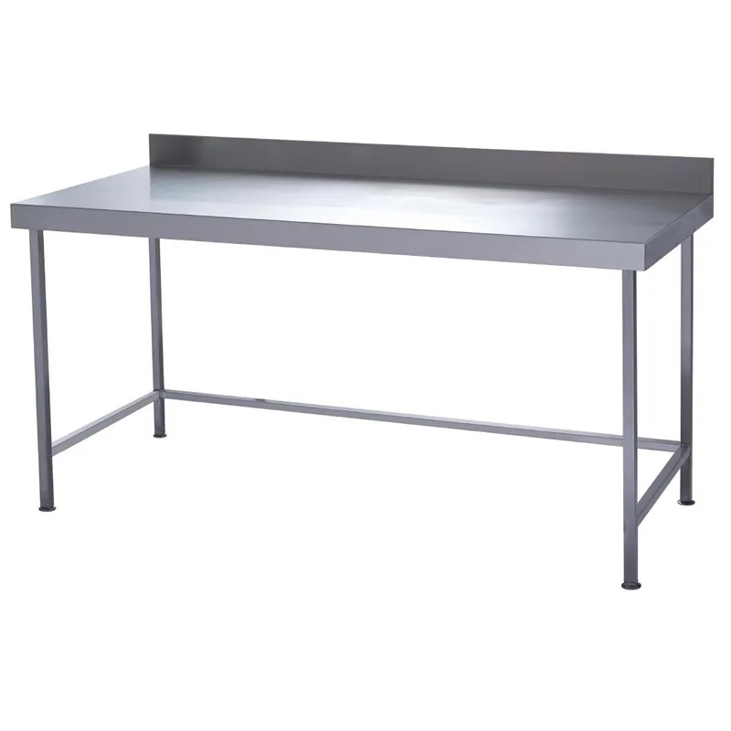Merkproduct Parry volledig gelaste roestvrijstalen wandtafel 1200x600 mm
